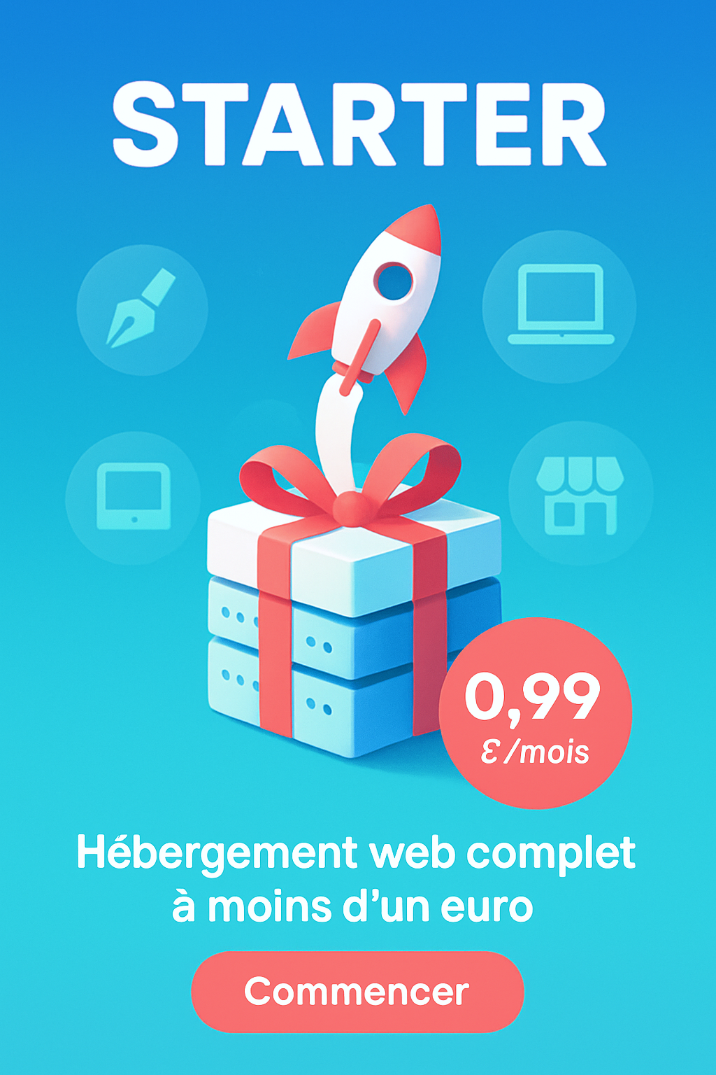 hebergement site internet a 0.89 e